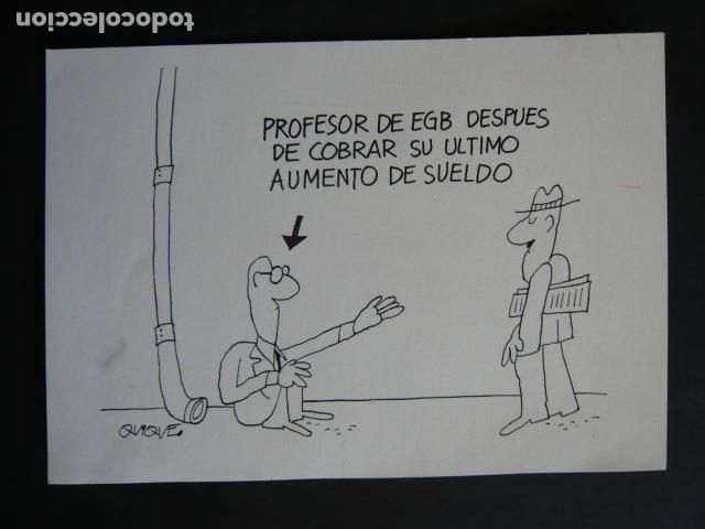 Arte: DIBUJO PARA TIRA COMICA POR EL ILUSTRADOR QUIQUE 24 X 17 CM