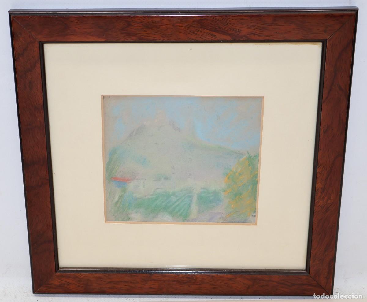 Arte: JOAQUIM MIR I TRINXET (1873 - 1940) DIBUJO A COLOR. PAISAJE