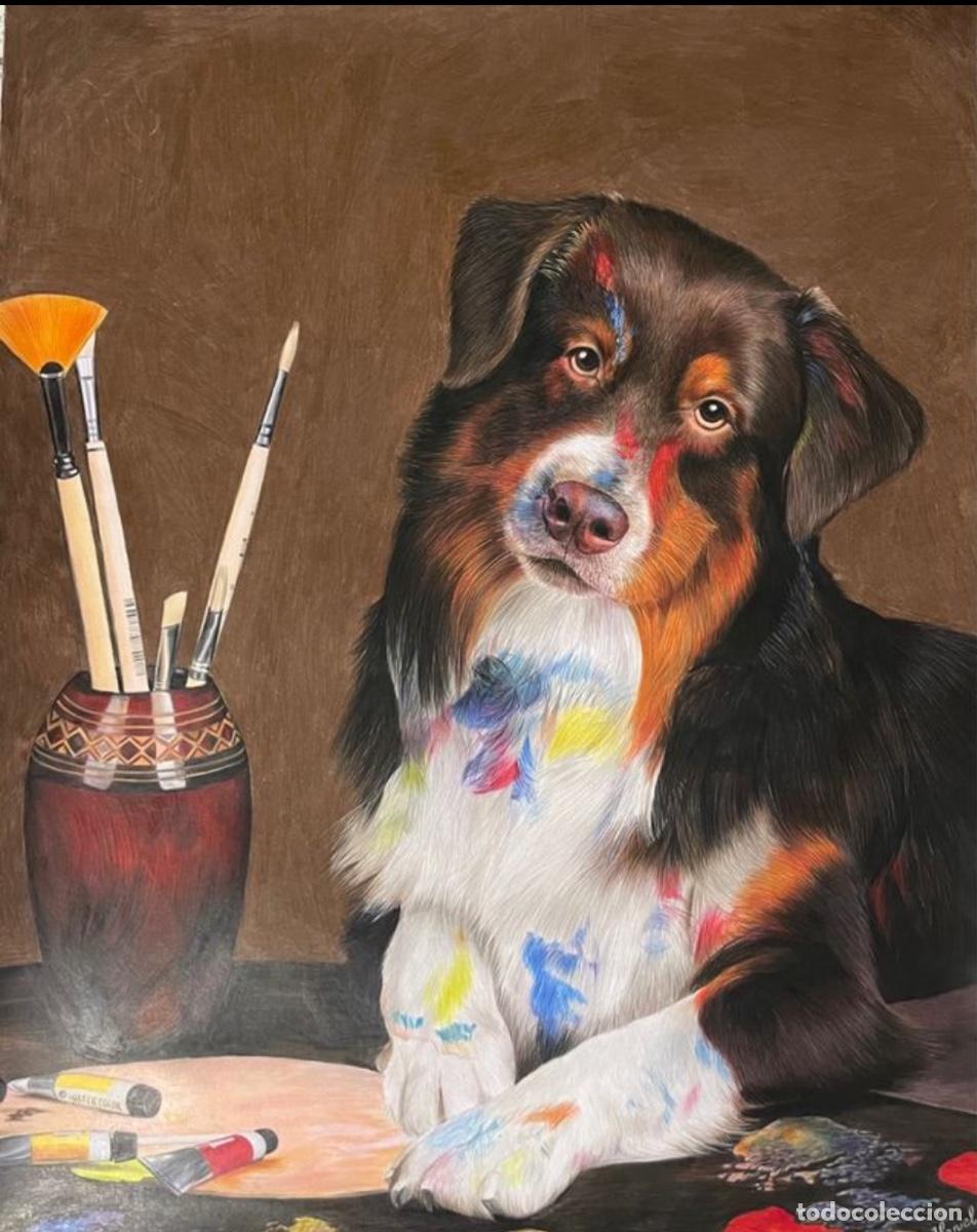 Arte: Dibujo a color l&aacute;pices Faber Castell by Yaniel Agrafojo (Doble ganador Modportrait) у TArtget Prize
