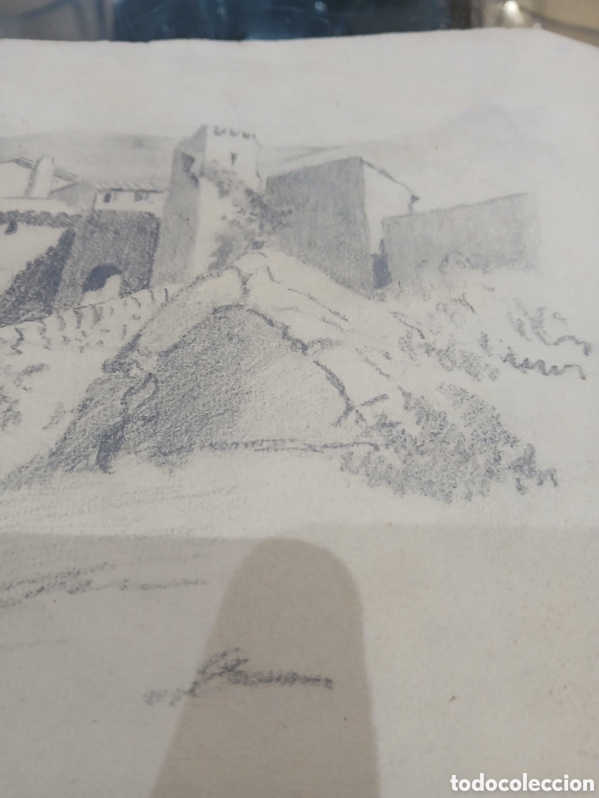 Arte: Dibujo antiguo sin identificar - Foto 3
