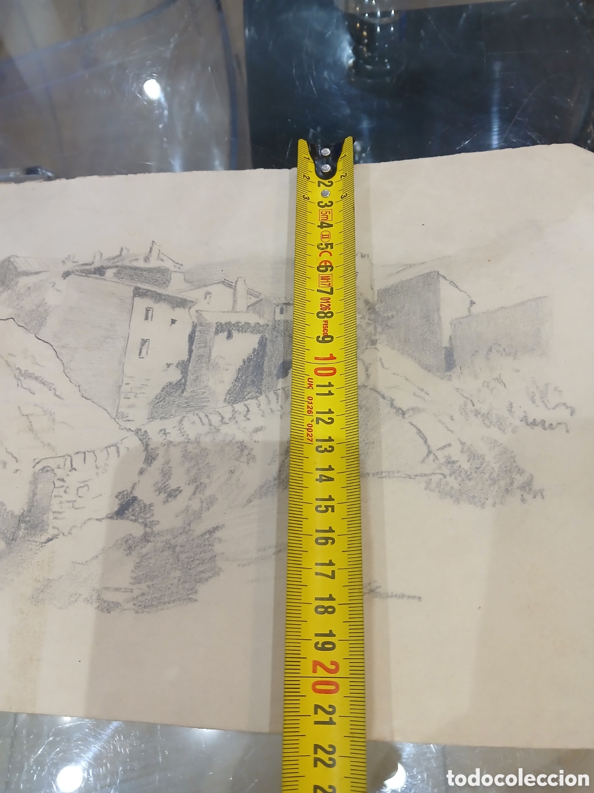 Arte: Dibujo antiguo sin identificar - Foto 5