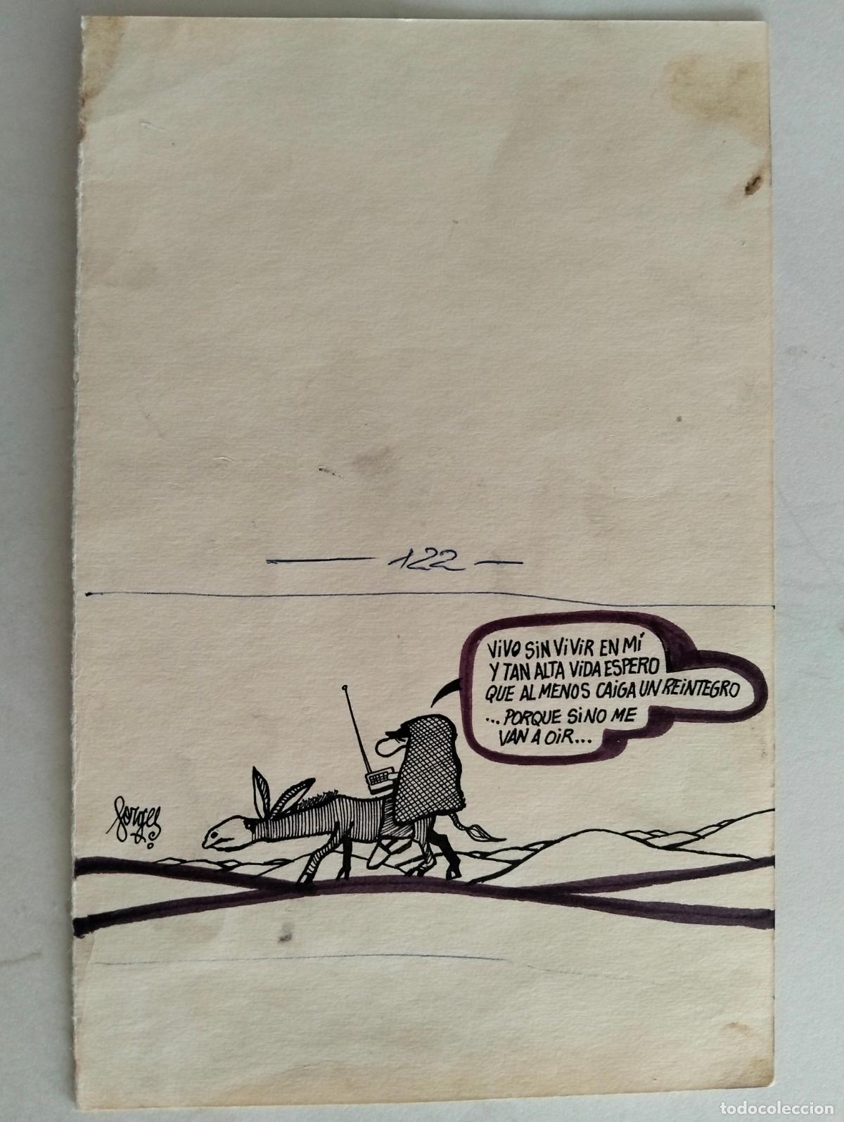 Arte: DIBUJO VI&Ntilde;ETA DE FORGES, ORIGINAL FIRMADO, A&Ntilde;OS 70, MEDIDAS 13,5 X 21 CTM