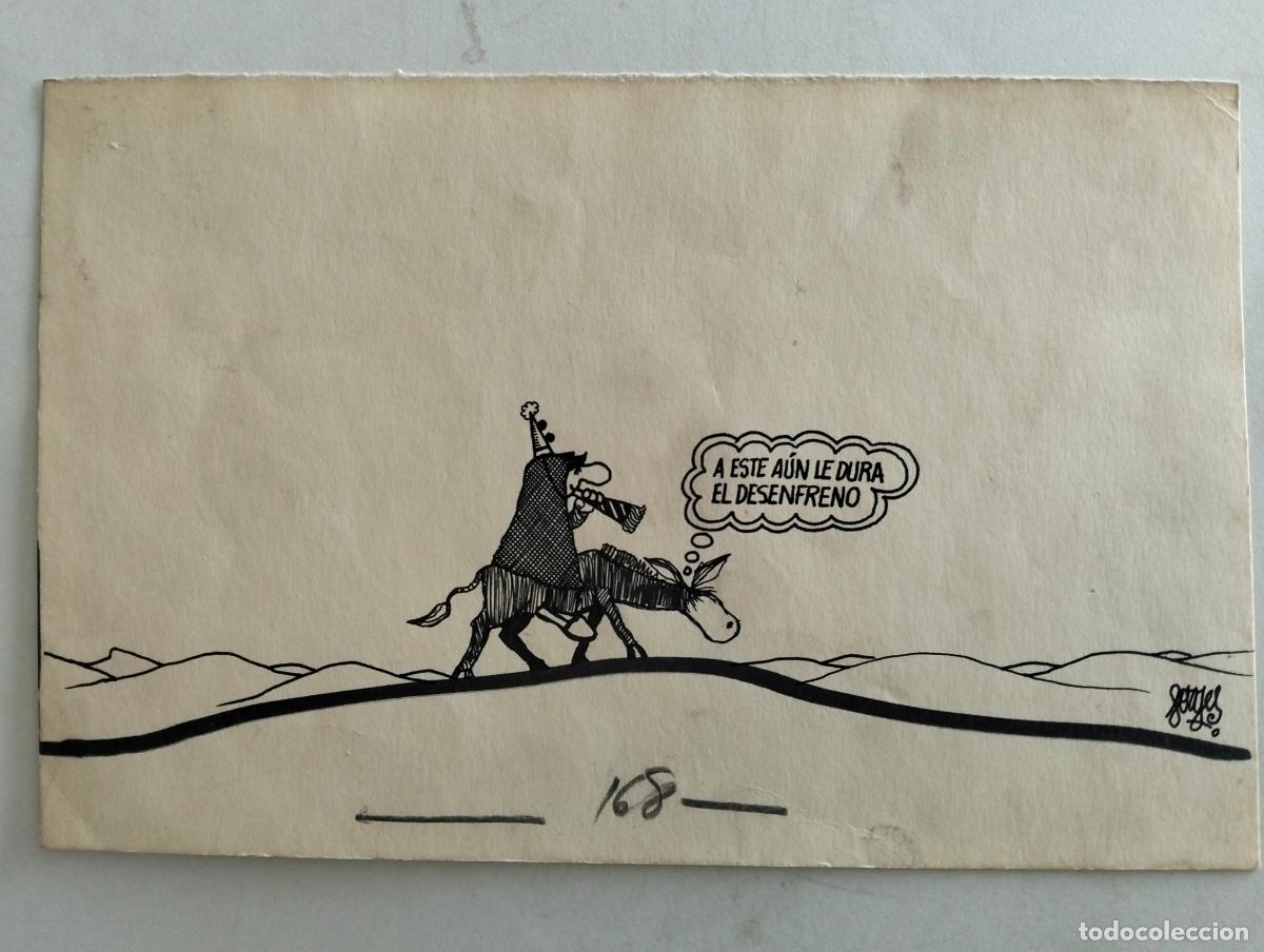 Arte: DIBUJO VI&Ntilde;ETA DE FORGES, ORIGINAL FIRMADO, A&Ntilde;OS 70, MEDIDAS 21 X 13,5 CTM