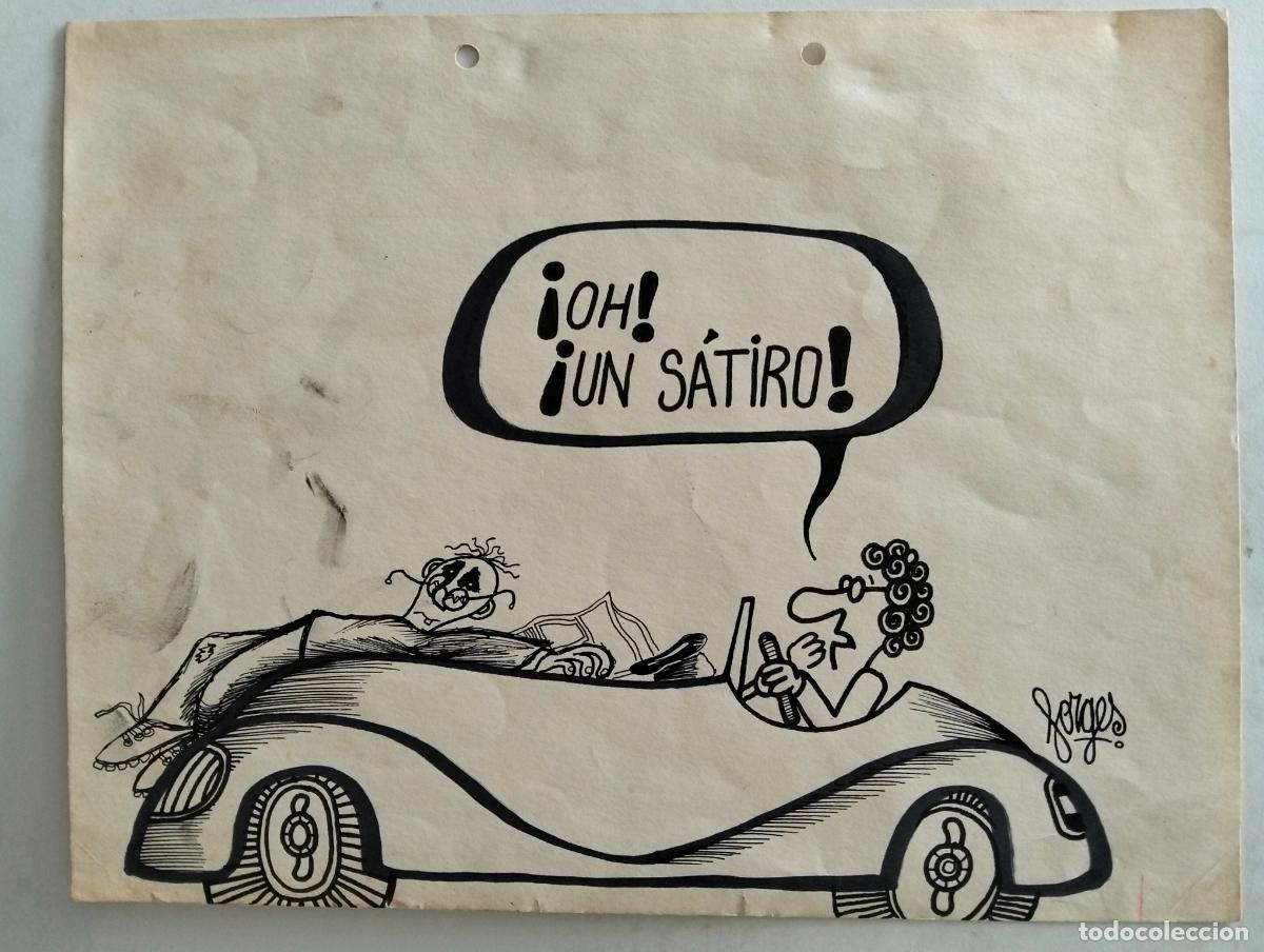 Arte: DIBUJO VI&Ntilde;ETA DE FORGES, ORIGINAL FIRMADO, A&Ntilde;OS 70, MEDIDAS 27 X 21 CTM