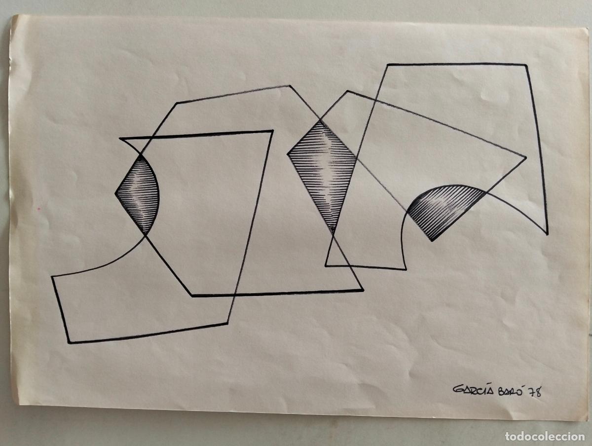 Arte: DIBUJO ORIGINAL, GARCIA BAR&Oacute; 78, REALIZADO EN PAPEL, MEDIDAS 31,5 X 21,5 CTM