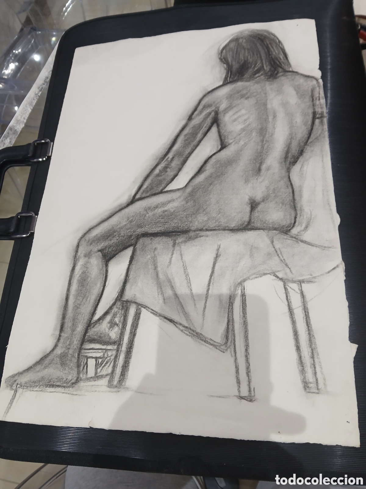 Arte: Dibujo desnudo sin firmar