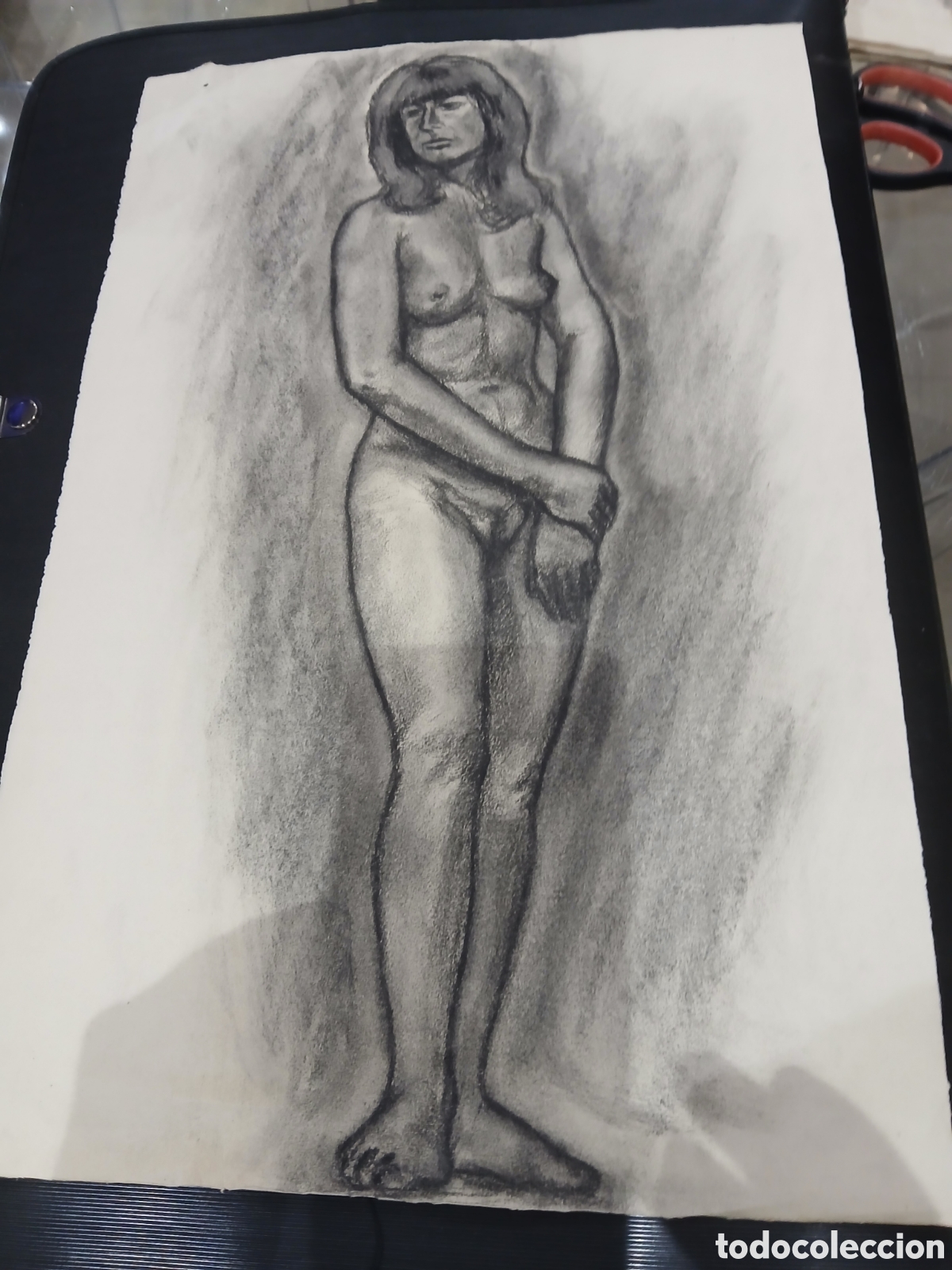 Arte: Dibujo de desnudo sin firna