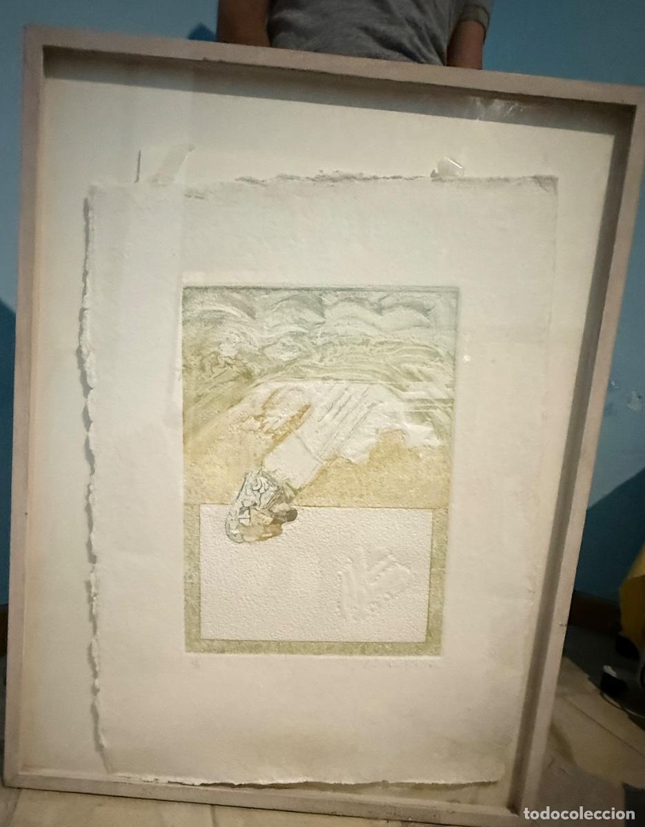 Arte: grabado original &rdquo;Sin t&iacute;tulo&rdquo; (1982) del reconocido artista abstracto Lucio Mu&ntilde;oz.