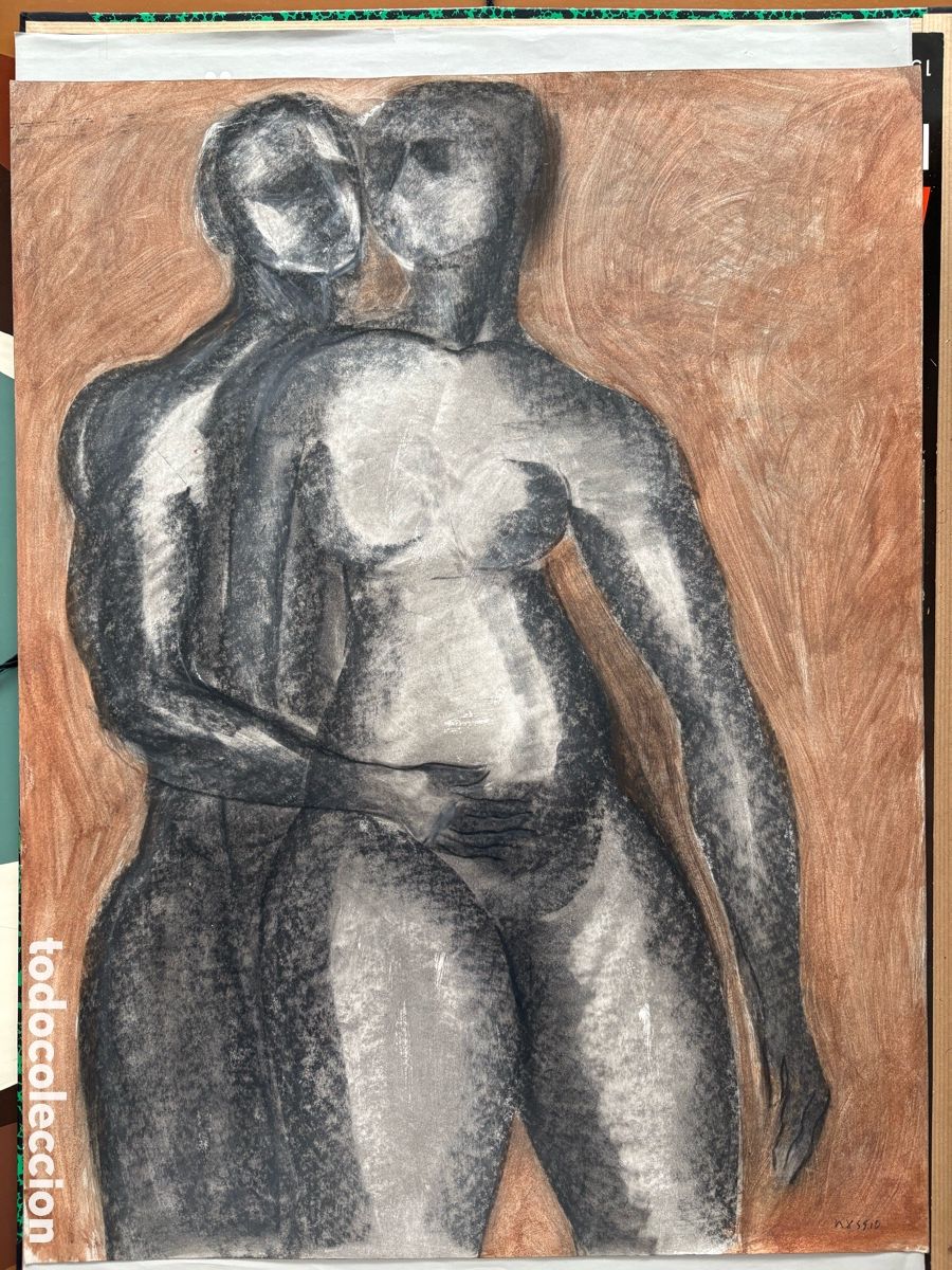 Arte: Nassio Bayarri | Pareja c&oacute;smica (ca. 1991)