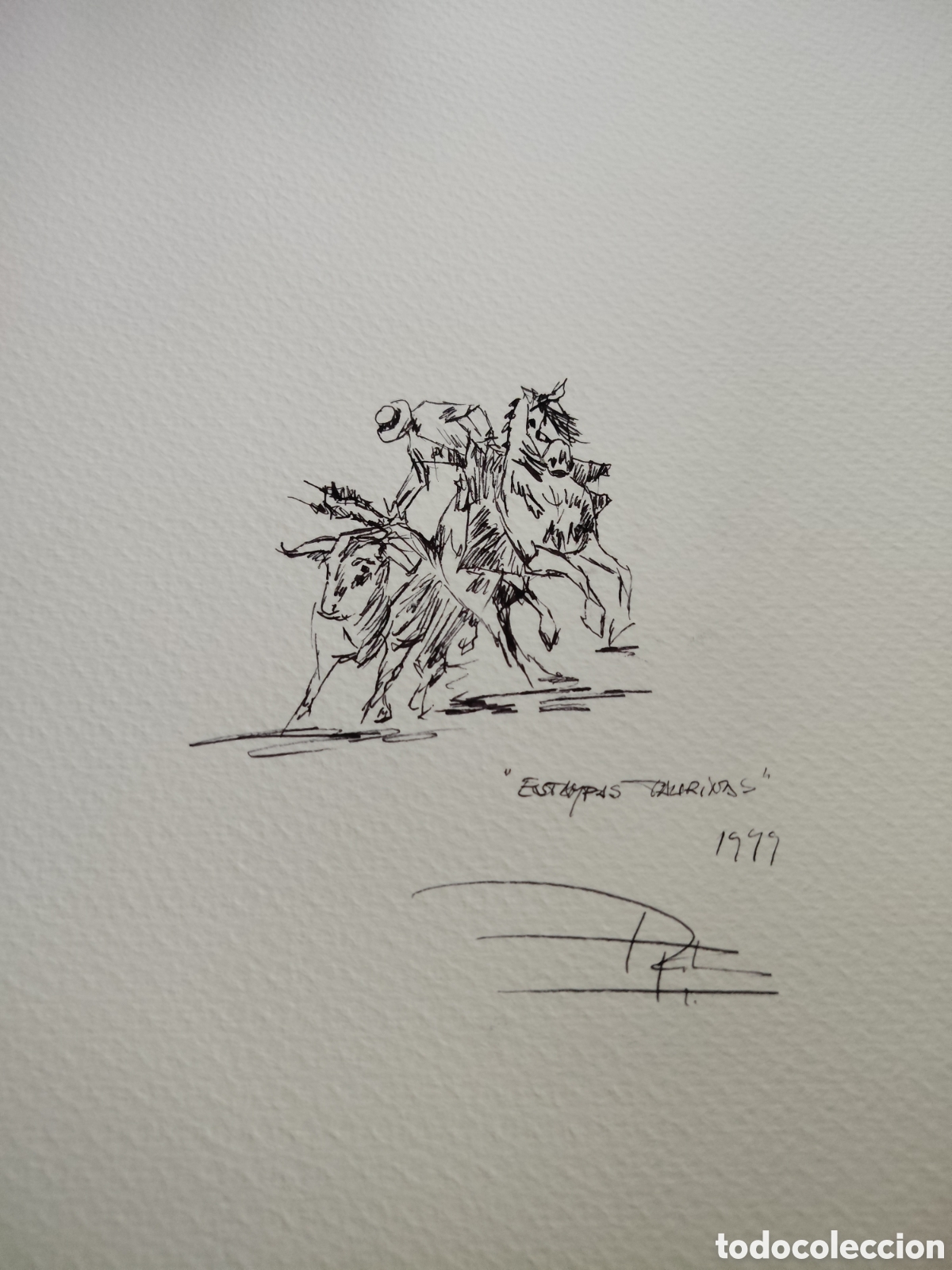 Arte: Estampas / paisajes taurinos
