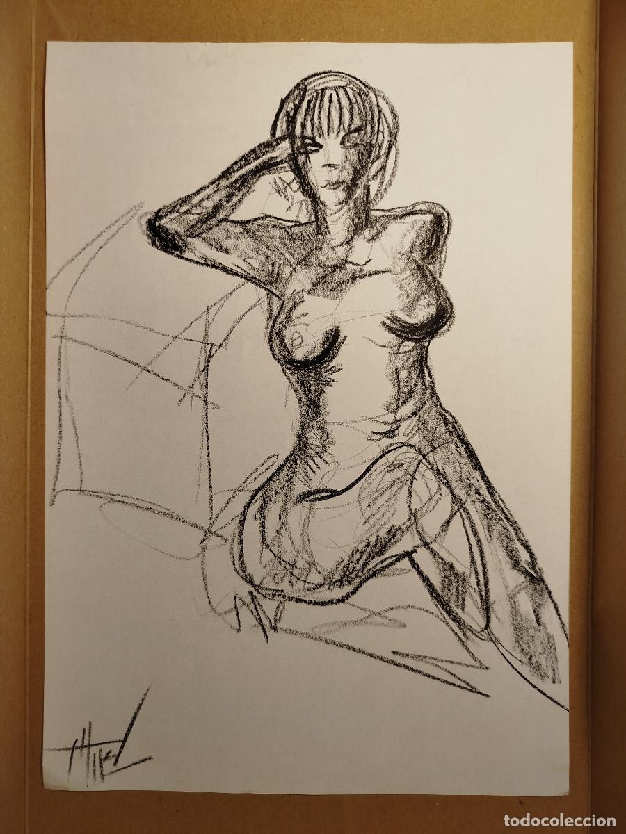 Arte: Dibujo artistico - boceto desnudo