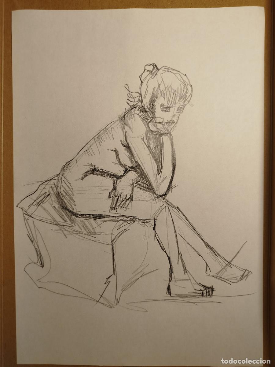 Arte: Dibujo artistico - boceto desnudo