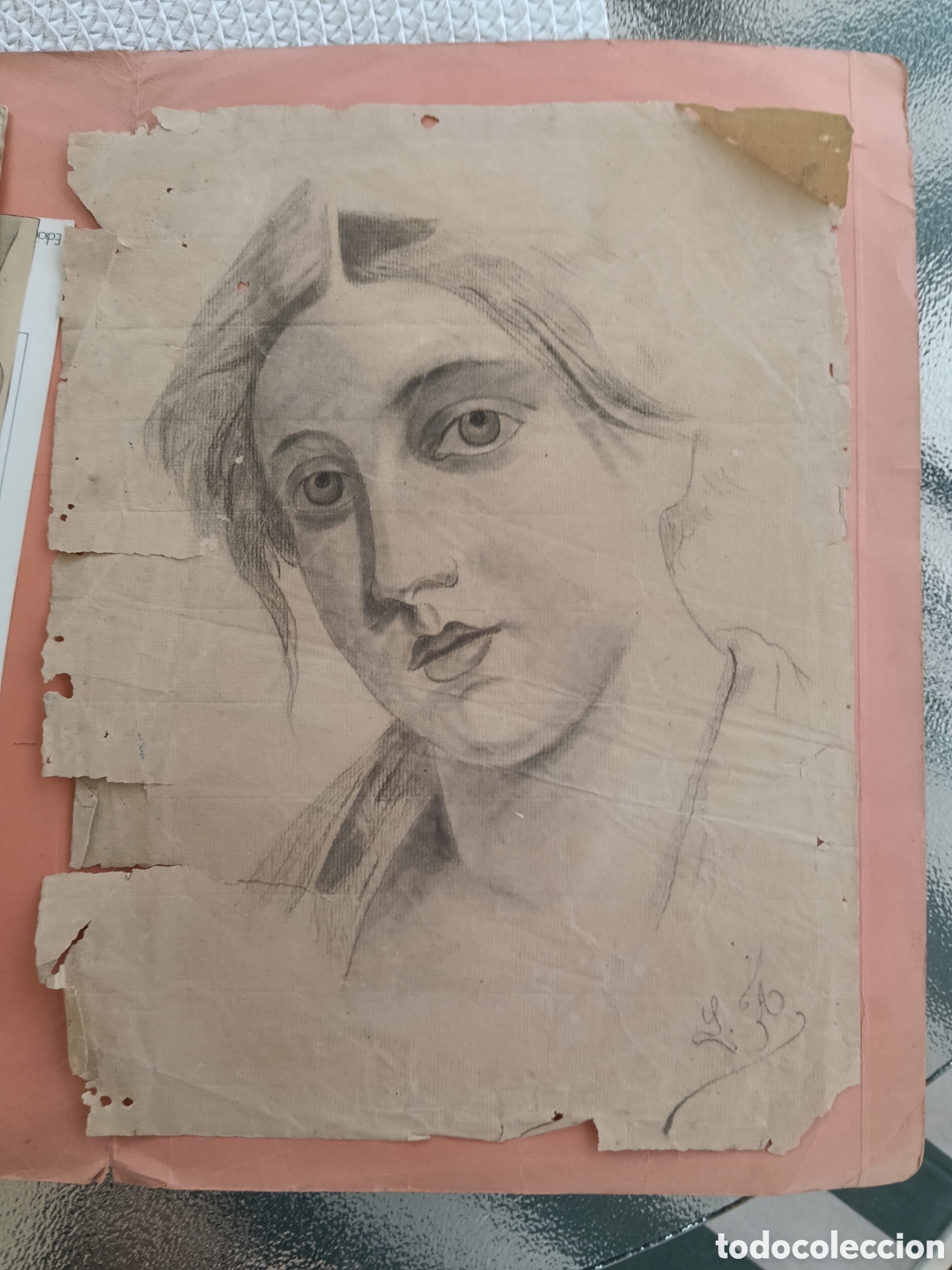 Arte: LOTE 4 DIBUJOS ACAD&Eacute;MICOS ORIGINALES ANTIGUOS (ESCOLAPIAS BARCELONA 1857 Y 1902) CON MEDIDAS