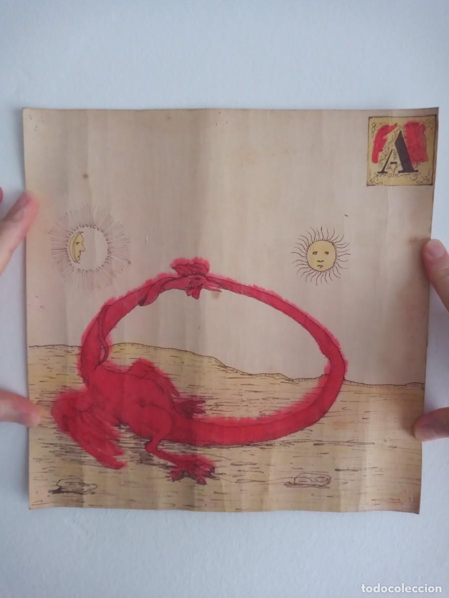 Arte: LOTE 2 DIBUJOS ORIGINALES ROMEU PSICODELICO 1967