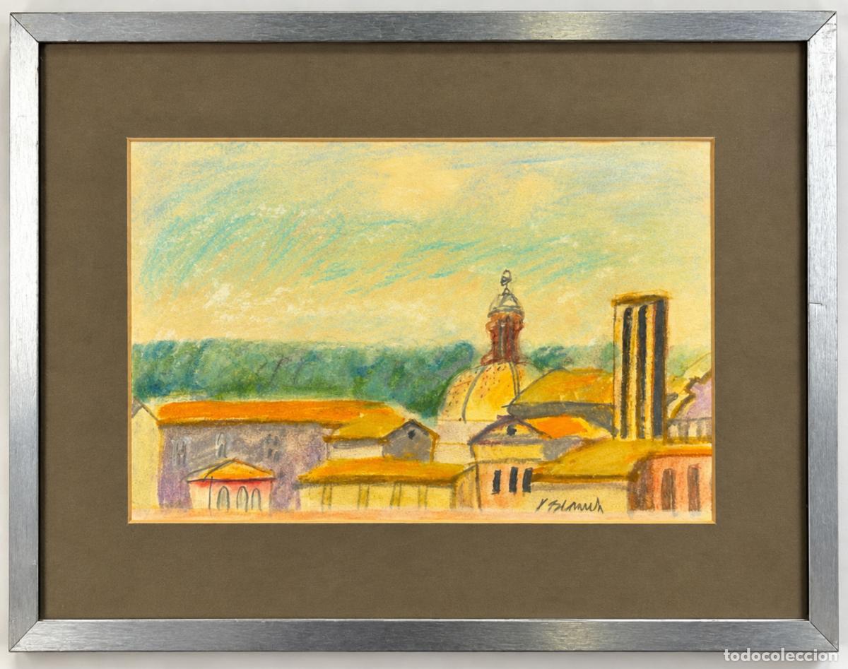 Kunst: XAVIER BLANCH PLA - VISTA DE ROMA - T&Eacute;CNICA MIXTA