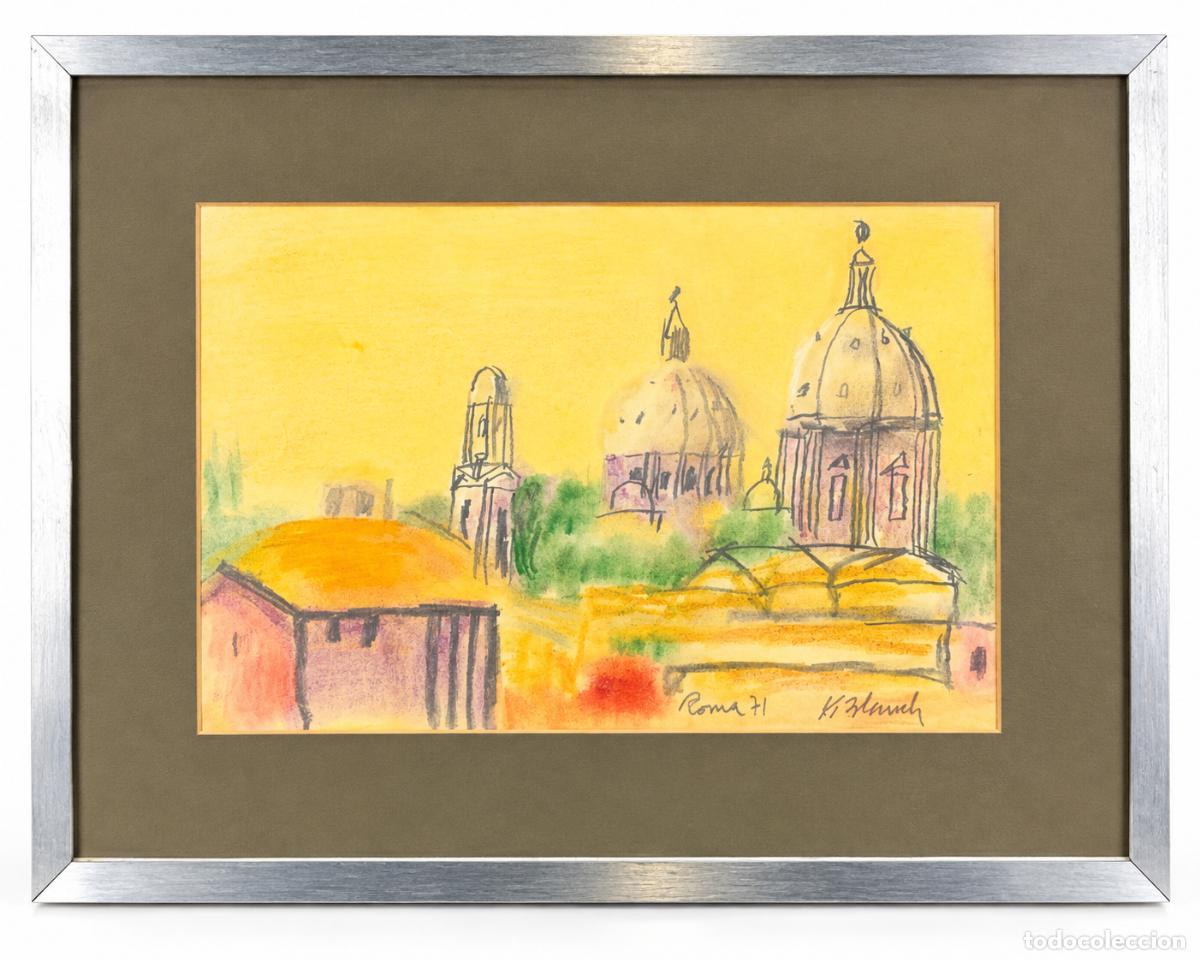 Arte: XAVIER BLANCH PLA- ROMA 1971- T&Eacute;CNICA MIXTA
