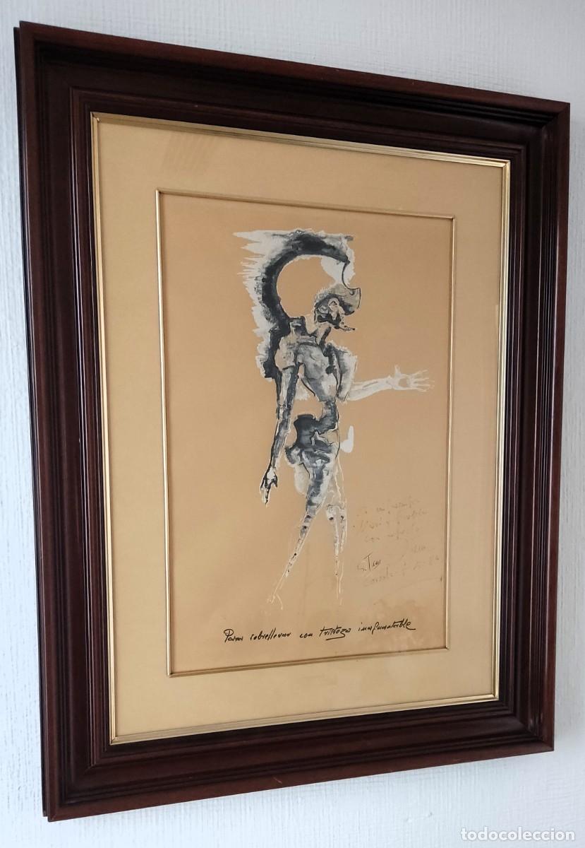Arte: Aurelio Teno &ndash; Don Quijote &ndash; Obra original expresionista firmada