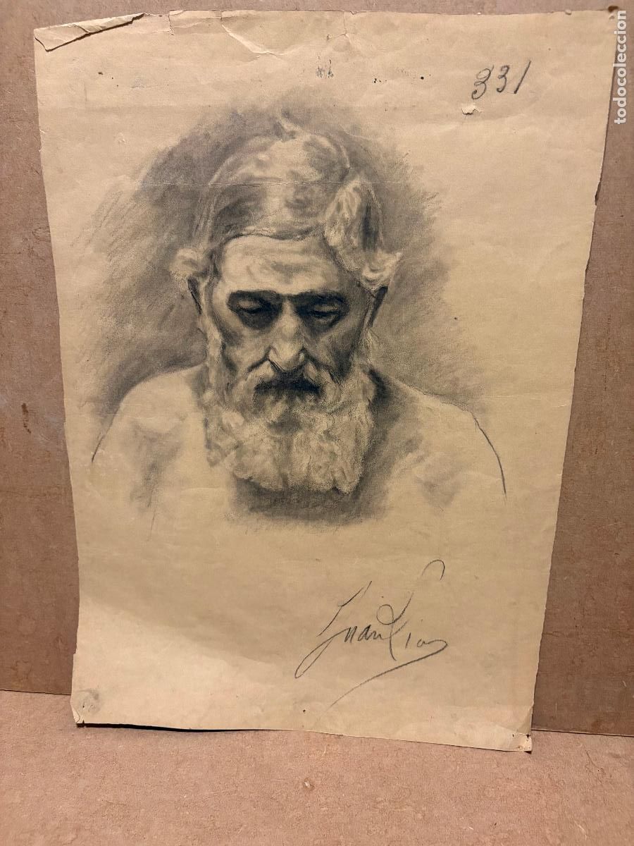 Arte: Academia, representando un anciano, por Juan D&iacute;az