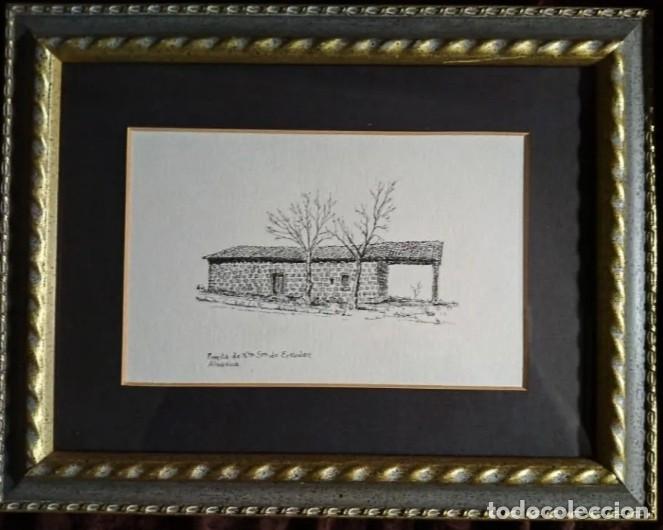 Arte: DIBUJO: TINTA (Plumilla) / Titulado: *ERMITA de NTRA. SRA. de ERKUDAN (ALSASUA)* NAVARRA. AN&Oacute;NIMO
