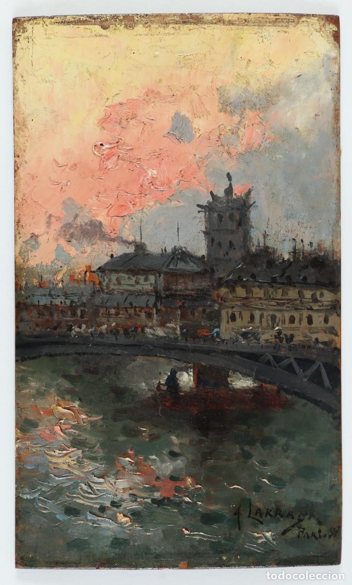 Arte: Paris al atardecer Andr&eacute;s Larraga