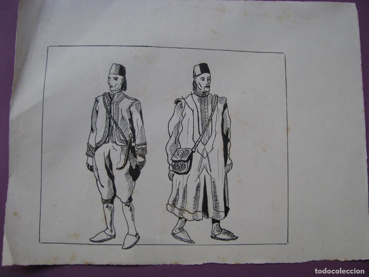 Arte: DIBUJO ORIGINAL TINTA CHINA. TAMA&Ntilde;O DEL PAPEL 23X17 CM