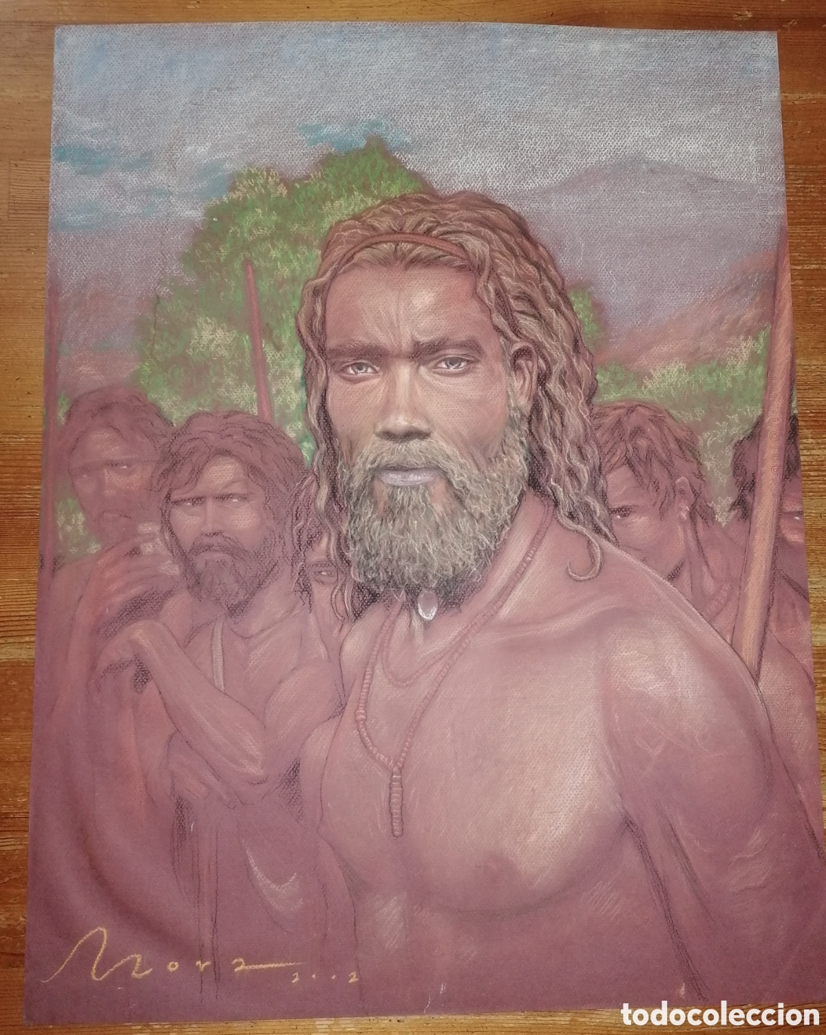 Arte: Guanches del dibujante tinerfe&ntilde;o Juan Carlos MORA