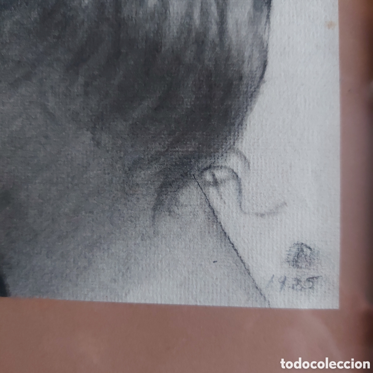 Arte: &rdquo;RETRATO JOVEN EPOCA&rdquo; DIBUJO 1925 - Foto 4