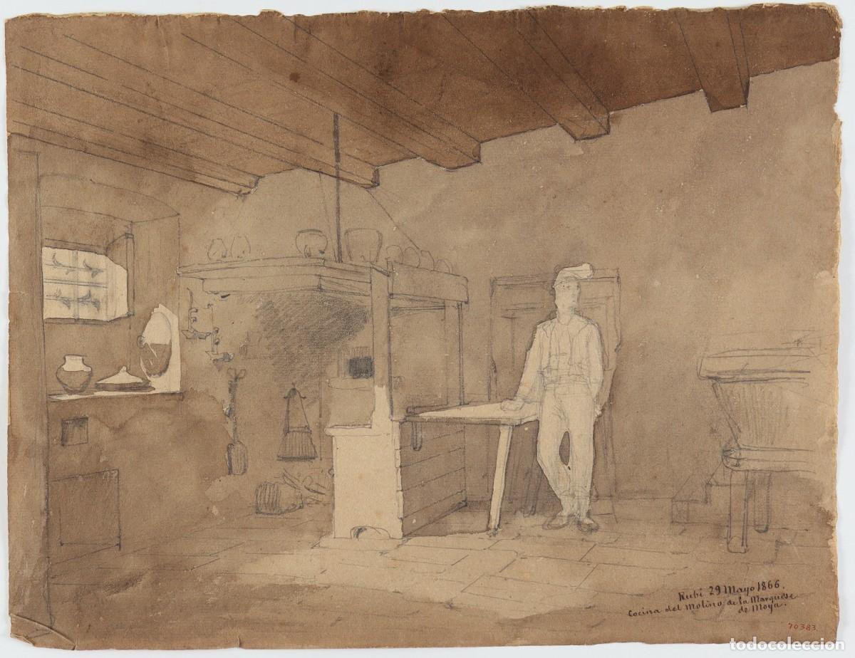 Arte: Rub&iacute;, Cocina del Molino de la Marquesa de Moja