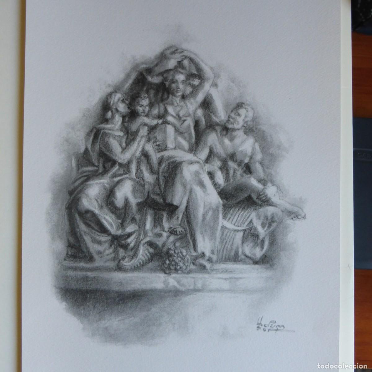 Art: Llorens Bort - Dibujo estatua Caja de Ahorros de Vila-real