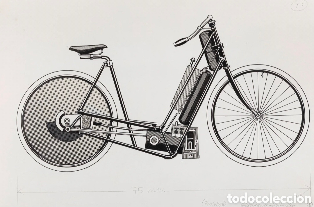Art: Carlo DEMAND (1921-2000) Prototipo Hildebrand & Wolfm&uuml;ller - Fieltro negro y collage sobre papel