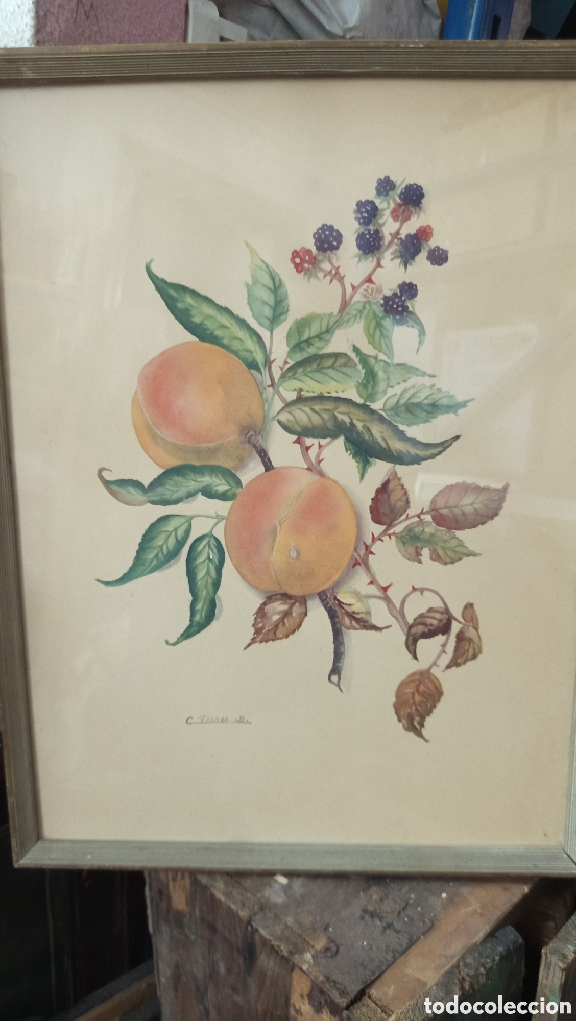 Arte: Bonito cuadro antiguo - Foto 2