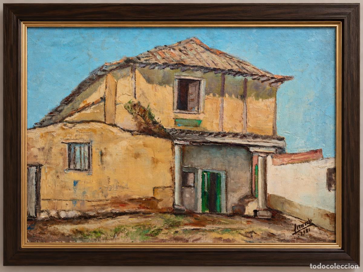 Arte: &Oacute;LEO DEL PINTOR VALLISOLETANO GERARDO LORENZO FIRMADO, 1981