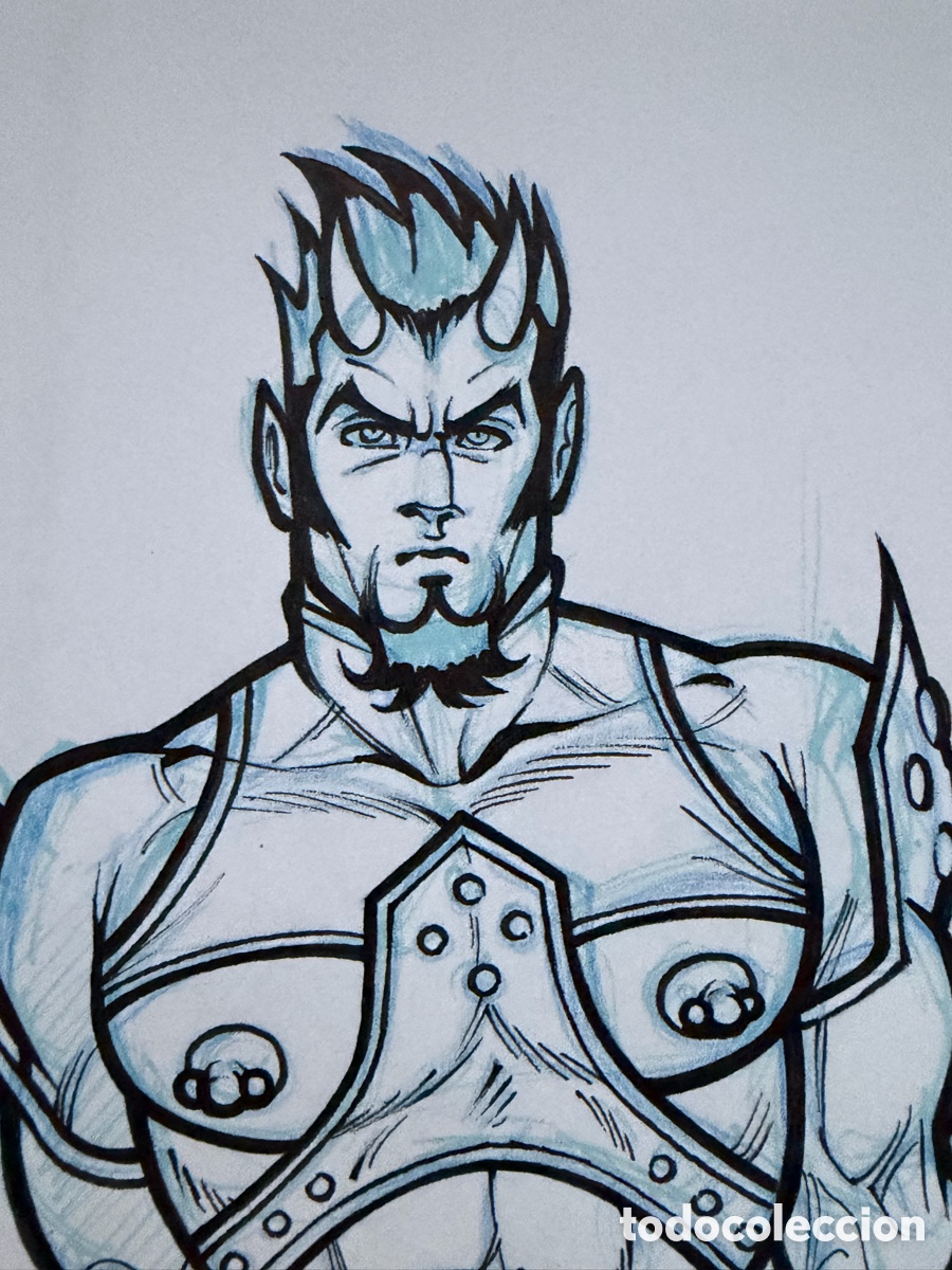 Arte: Dibujo original de David Cantero para flyer. gay lgtbiqa+ ghostboy & diablo class comics