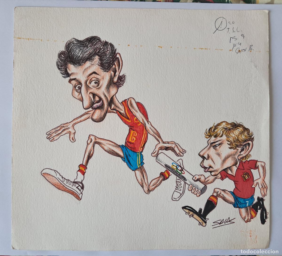 Arte: Caricatura de Fernando Romay y Emilio Butrague&ntilde;o. Jose Luis Salas caricaturista del Alc&aacute;zar.