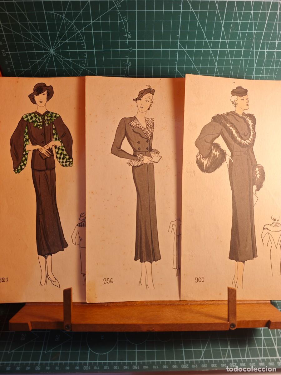 Arte: Bocetos de moda originales Elsa Schiaparelli (c. 1933-1935)
