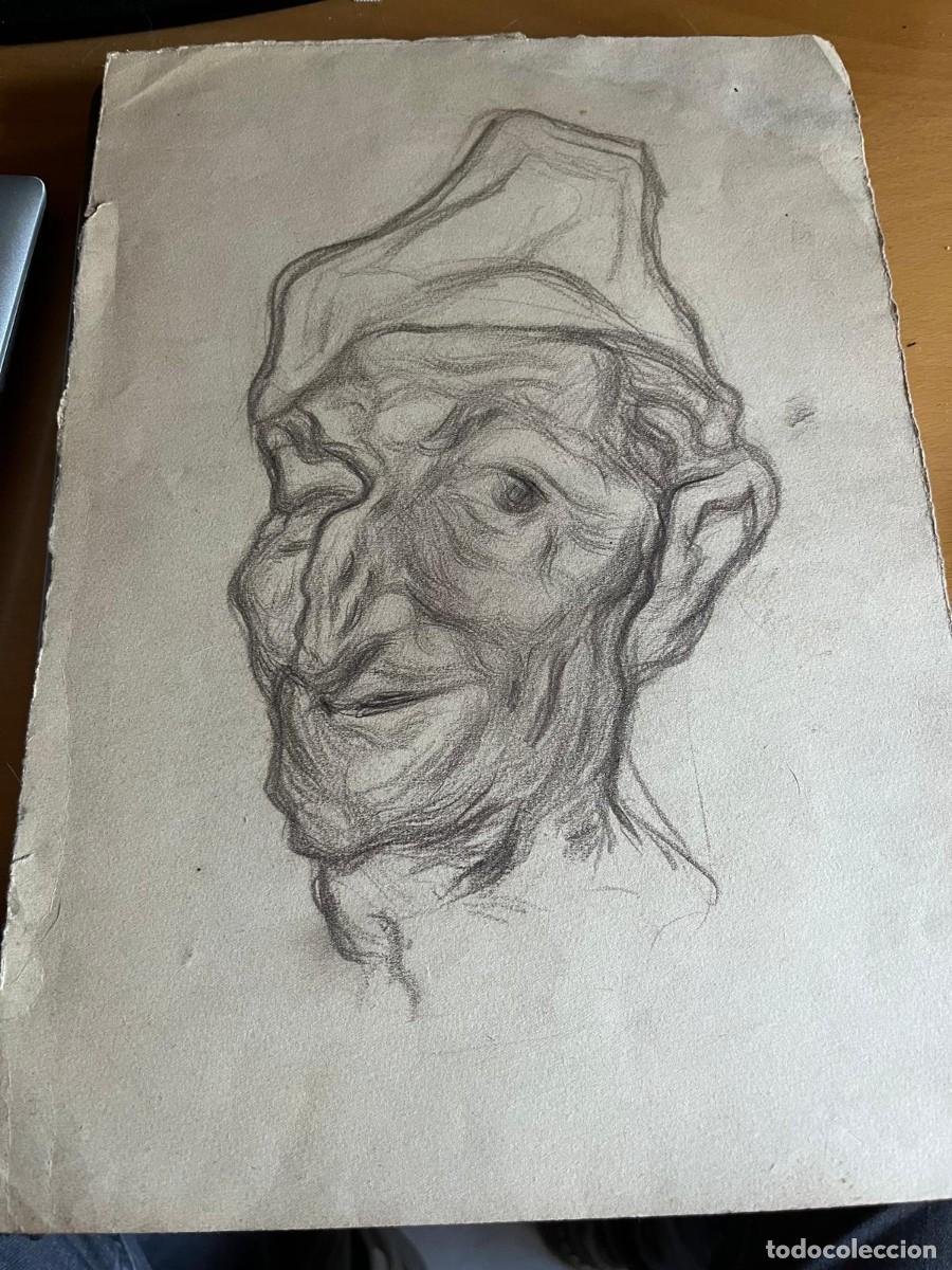 Arte: Boceto Nano de Reus Juli Garola Reus Tarragona 25x32 ctms