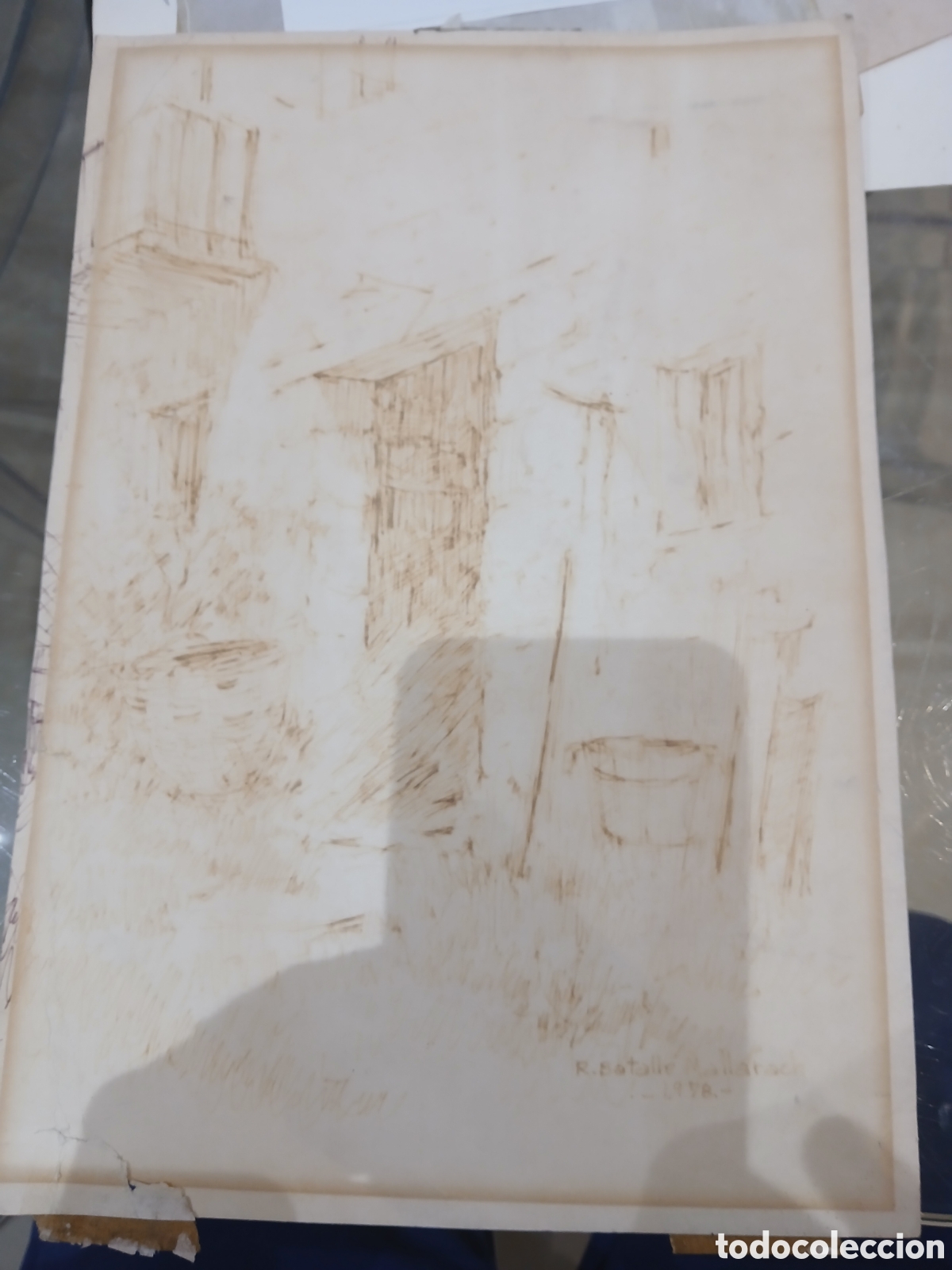 Arte: Dibujo firmado sin identificar