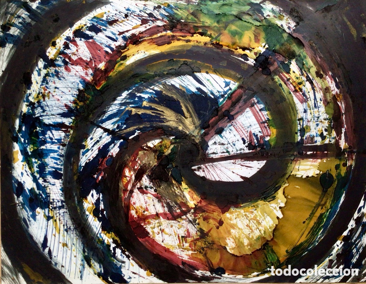 Arte: Obra original P.Blazquez pintura energ&eacute;tica