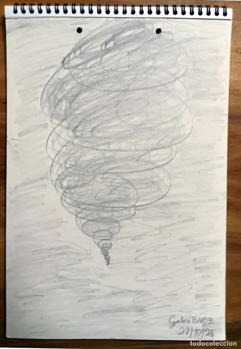 Arte: &ldquo;LA PUERTA DEL UMBRAL ACTO 1&rdquo; - DIBUJO ORIGINAL A L&Aacute;PIZ DE GRAFITO FIRMADO - 23 X 33 CM