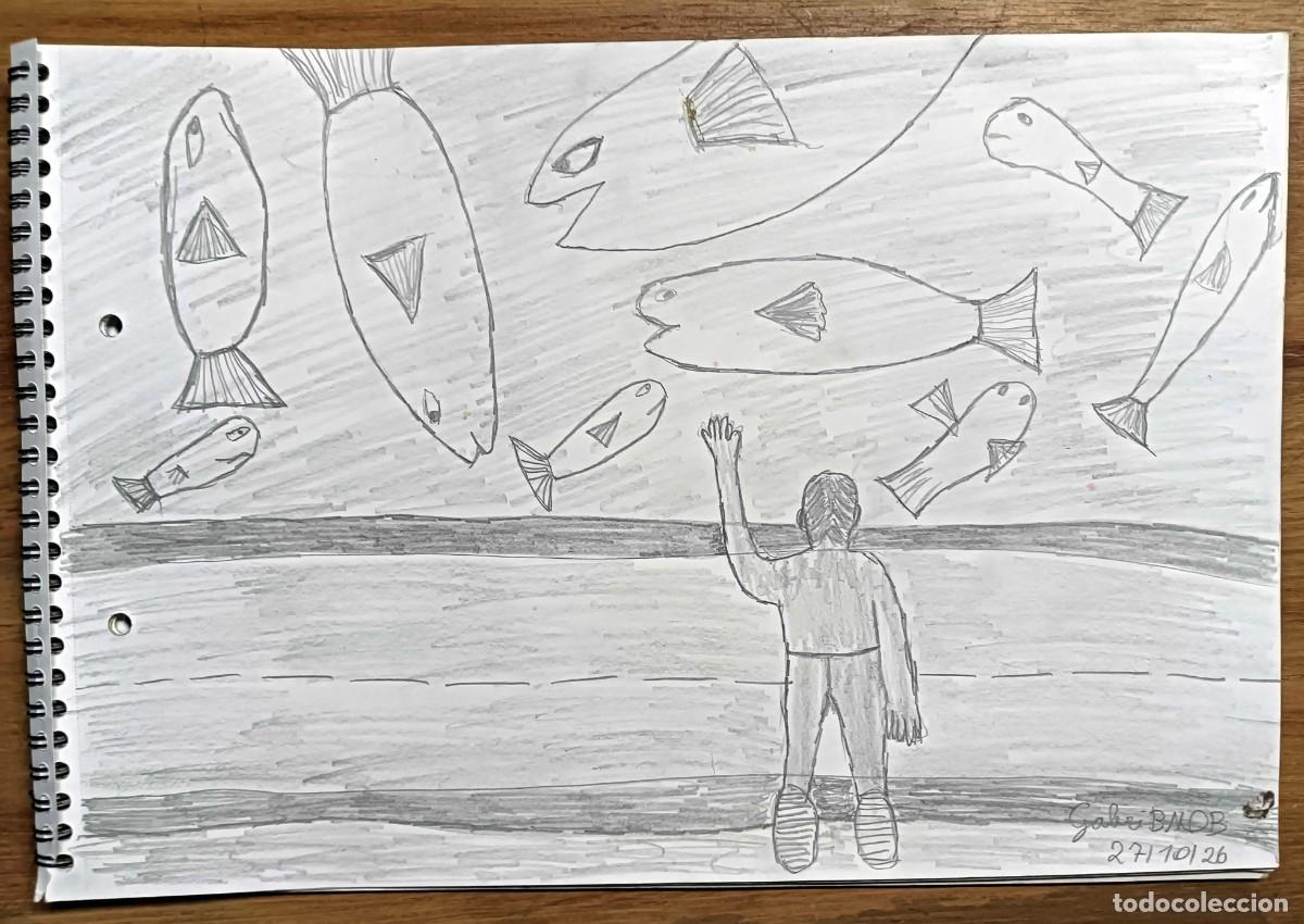 Arte: &ldquo;LA RIQUEZA&rdquo; - DIBUJO ORIGINAL A L&Aacute;PIZ DE GRAFITO FIRMADO - 33 X 23 CM