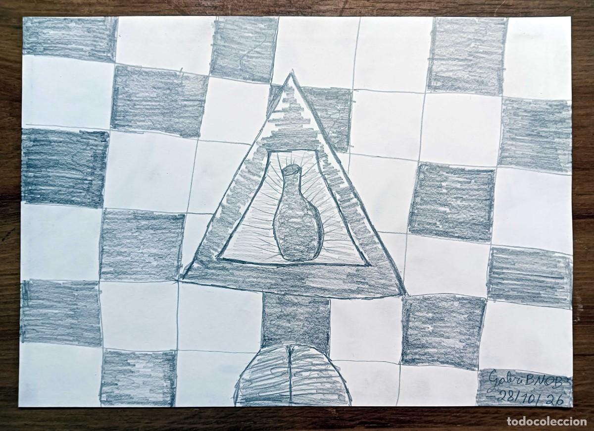 Arte: &ldquo;EL REGALO, OH! TU GUERRERO&rdquo; - DIBUJO ORIGINAL A L&Aacute;PIZ DE GRAFITO FIRMADO