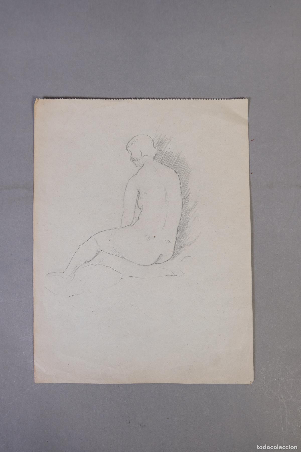 Arte: Dibujo a l&aacute;piz Desnudo femenino
