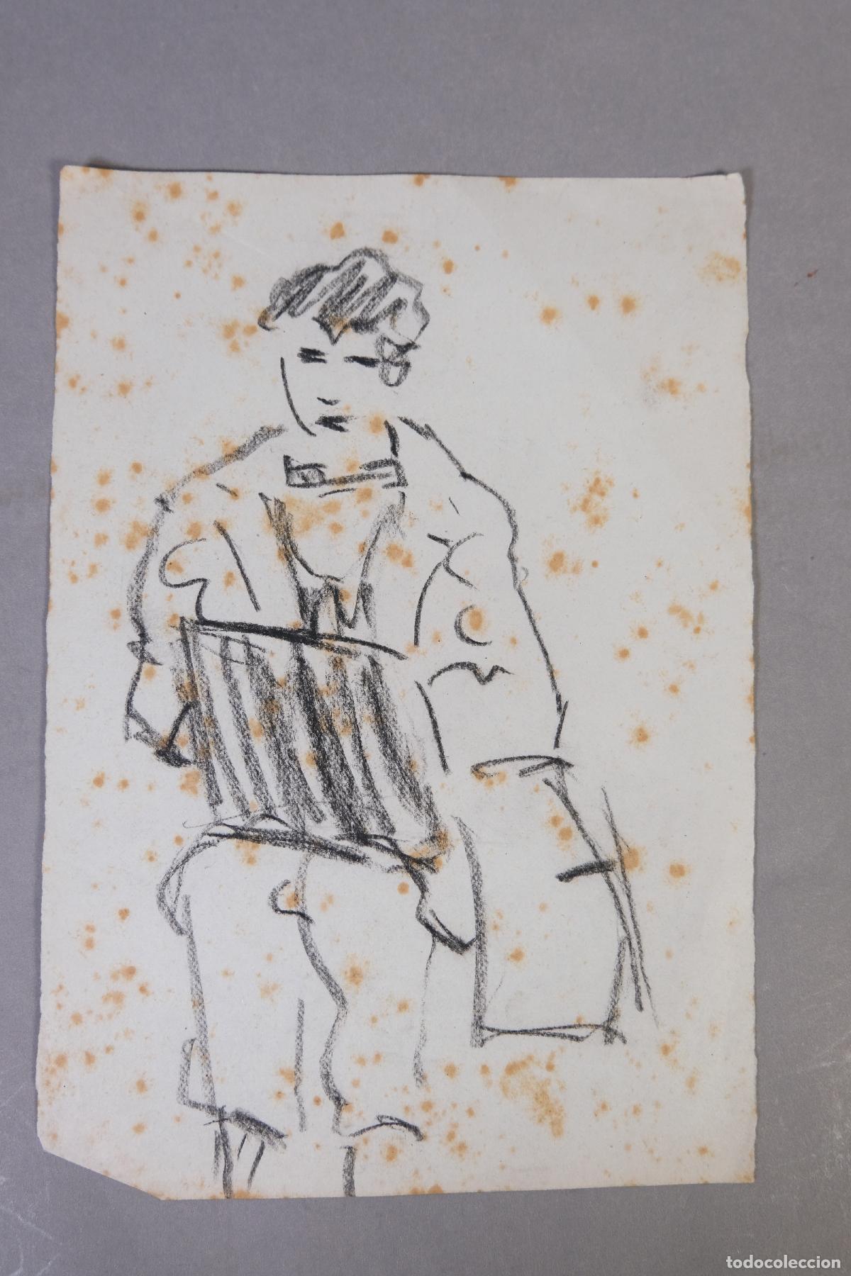 Arte: Dibujo al carboncillo Joven