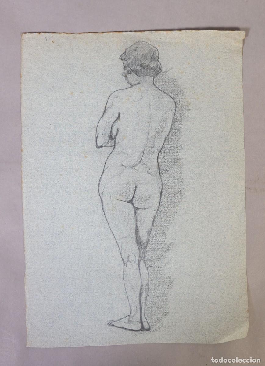 Arte: Dibujo a l&aacute;piz Desnudo femenino