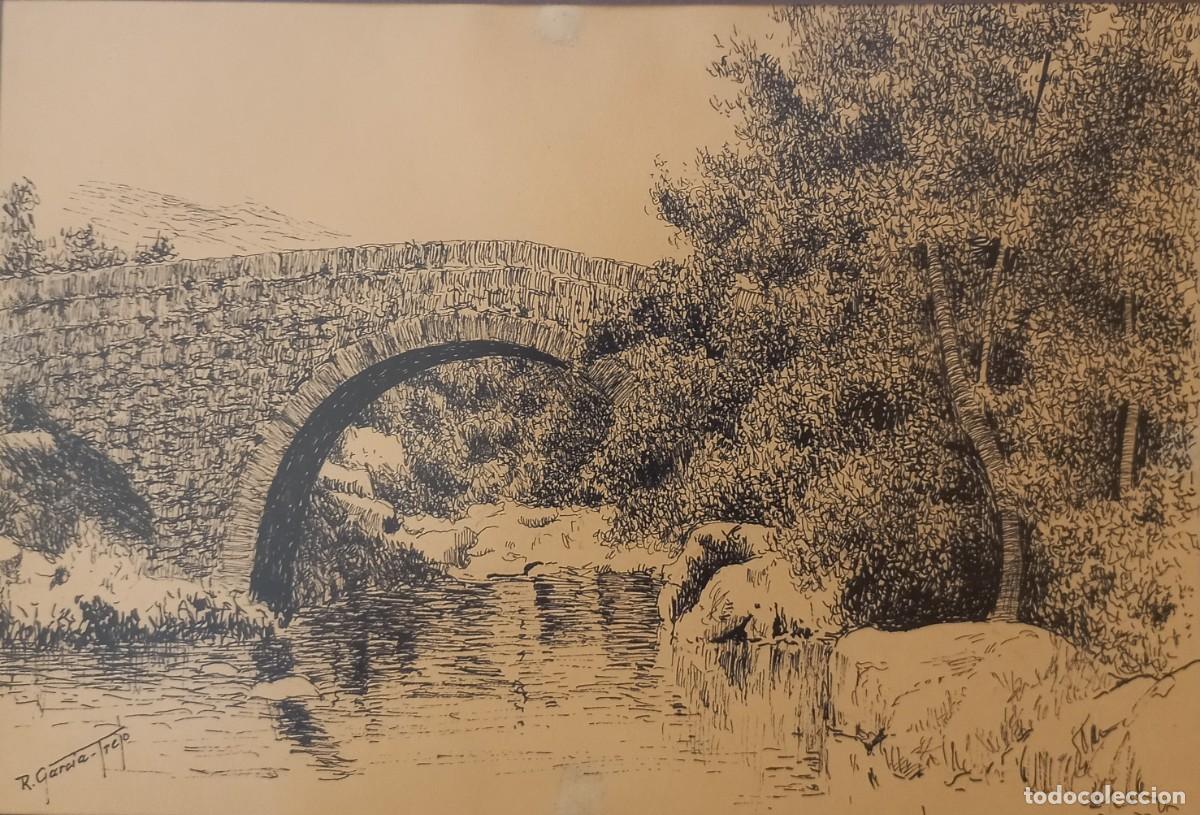 Arte: &rdquo;El puente romano&rdquo; Jos&eacute; Ruiz Garc&iacute;a Trejo (Lorca 1909-Murcia 1987) Disc&iacute;pulo de Juan Bonaf&eacute;