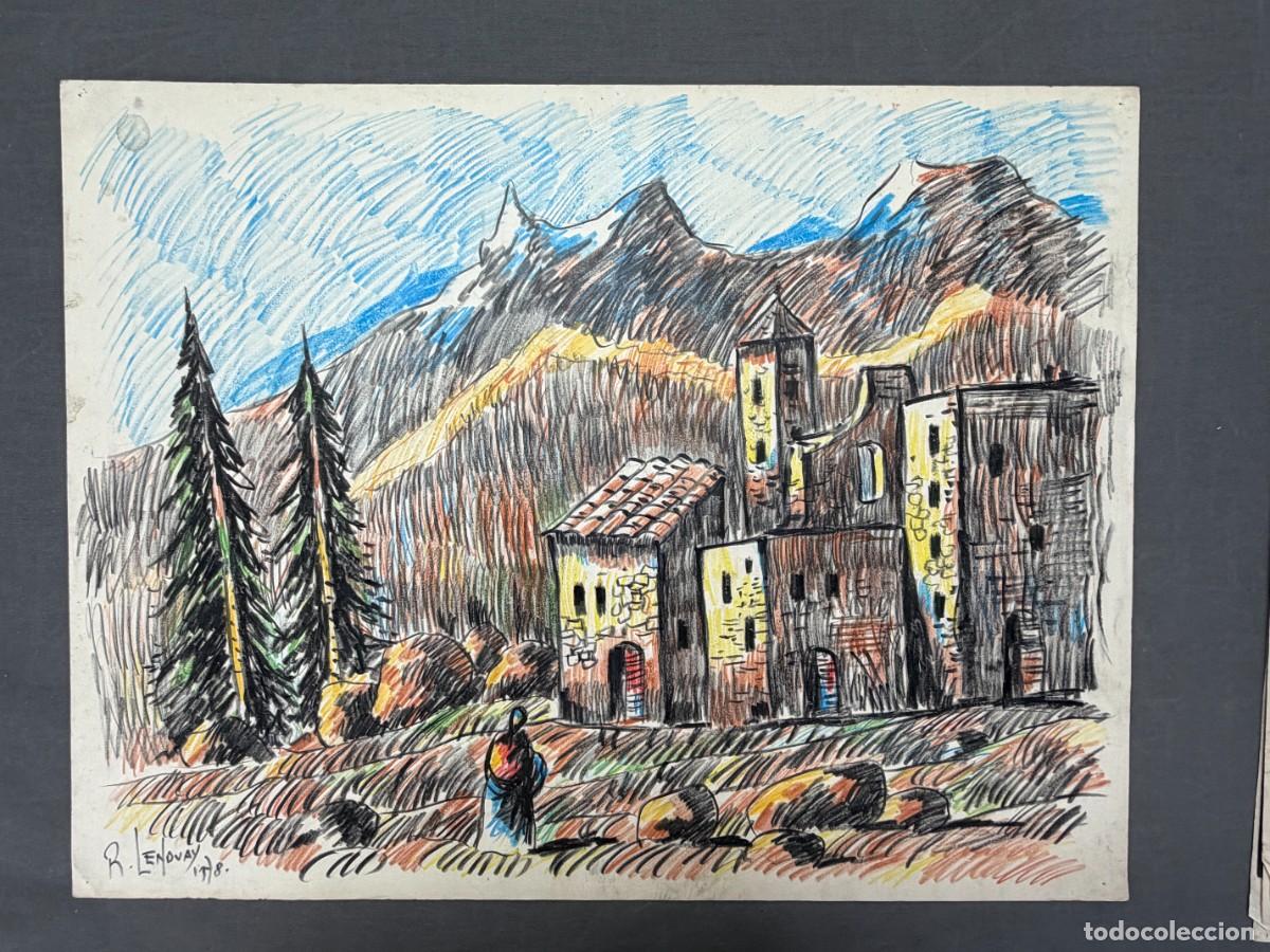 Arte: Angelo Casati , Italia , litograf&iacute;a firmada y justificada del a&ntilde;o 1979 , Urbino