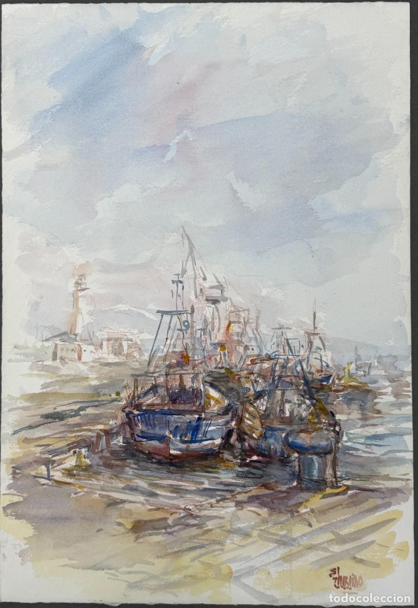 Arte: Santiago Iborra Zalabardo , M&aacute;laga , Acuarela original