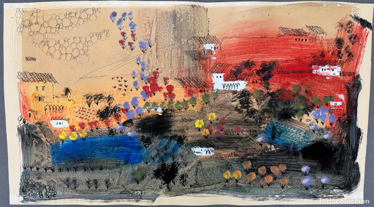 Arte: Moreno Ortega pintor , ilustrador y poeta malague&ntilde;o obra de primera &eacute;poca firma morenno