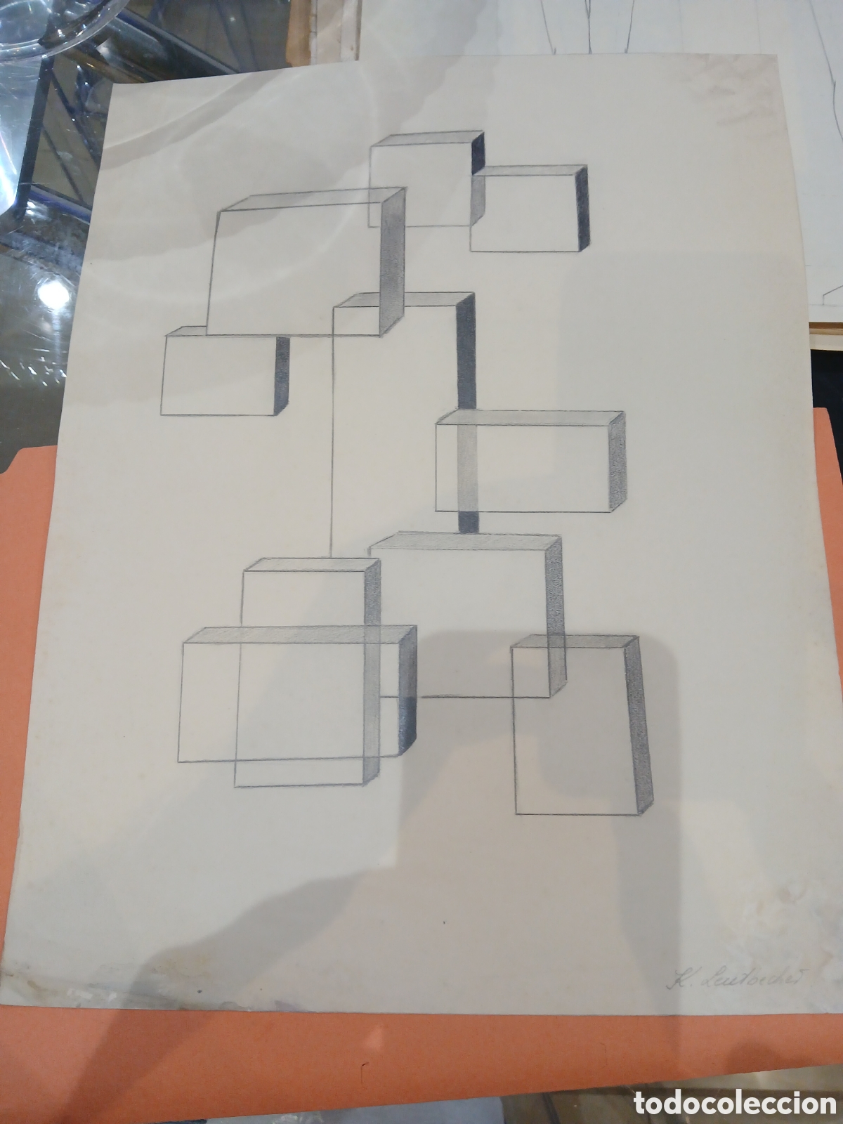 Arte: Dibujo firmado sin identificar