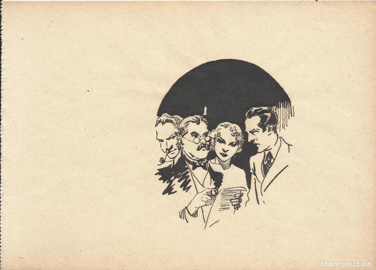 Arte: Josep Maria Sala. Dibujo tinta sobre papel. Cuatro personajes. 1930 aprox. Sin firmar.